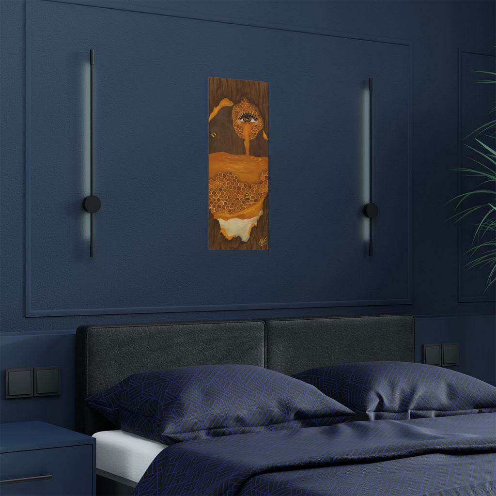 Honey Eye Art Poster - Created By Original Artist