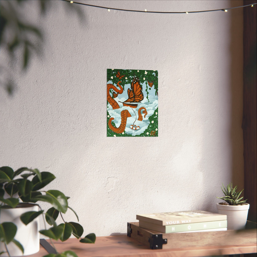 Monarch Sea Dream Poster - Digital Print - Created by original Artist