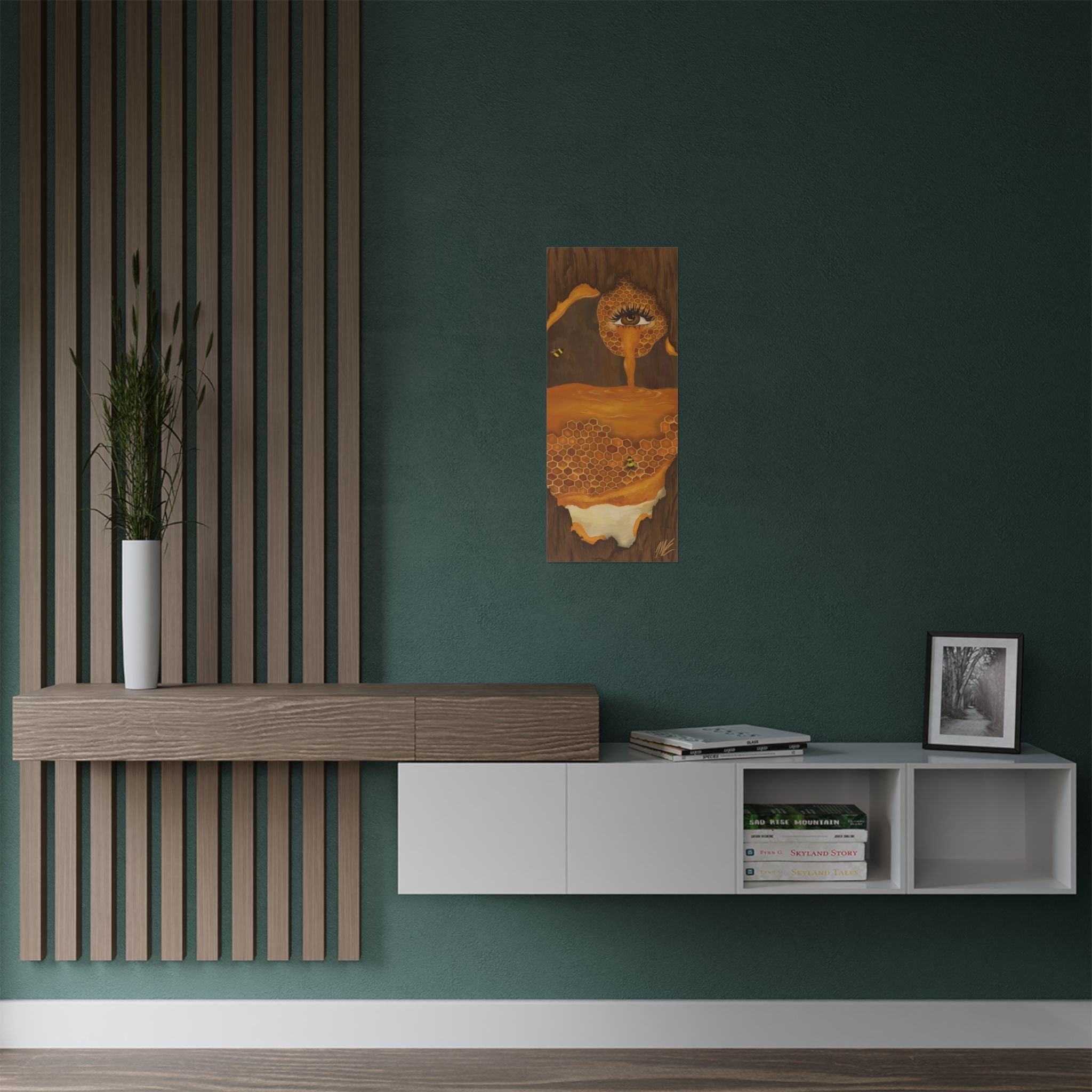 Honey Eye Art Poster - Created By Original Artist